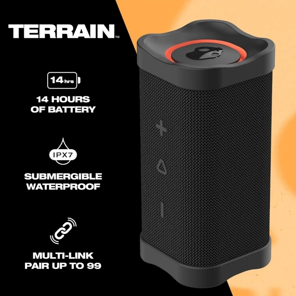 Wireless Bluetooth Speaker - IPX7 Waterproof Portable Terrain Speaker with Dual